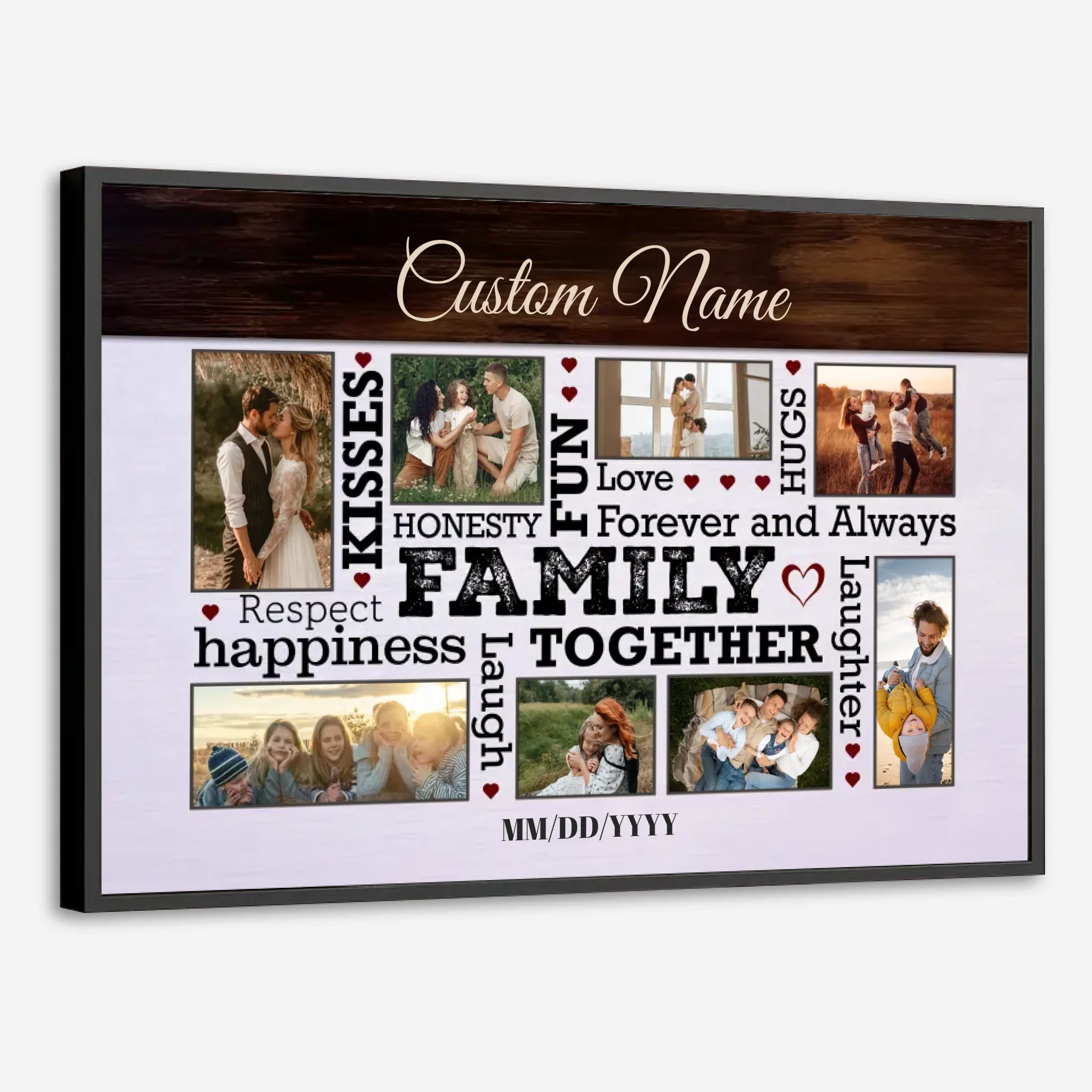 Laughter & Togetherness Poster – Personalized Family Art Full of Joy - 89Prints