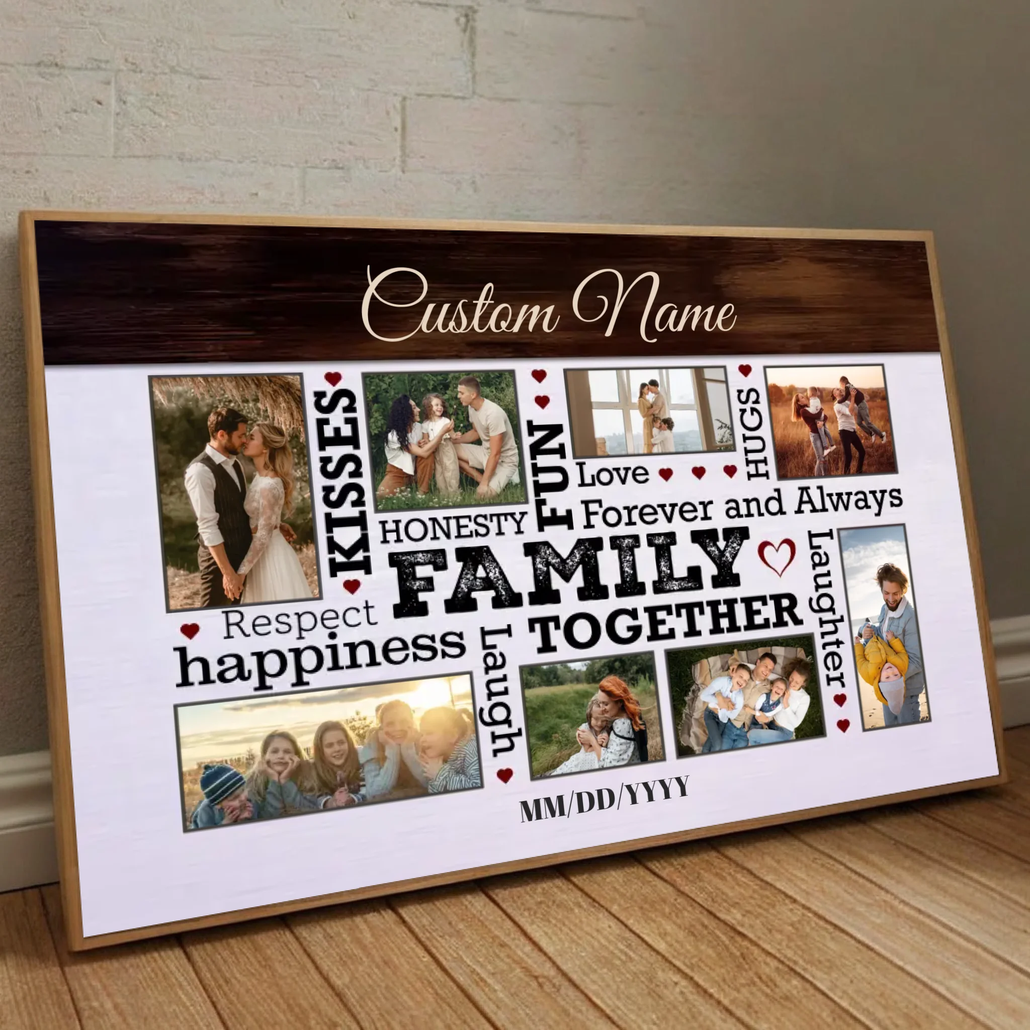 Laughter & Togetherness Poster – Personalized Family Art Full of Joy - 89Prints