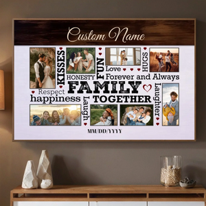 Laughter & Togetherness Poster – Personalized Family Art Full of Joy - 89Prints