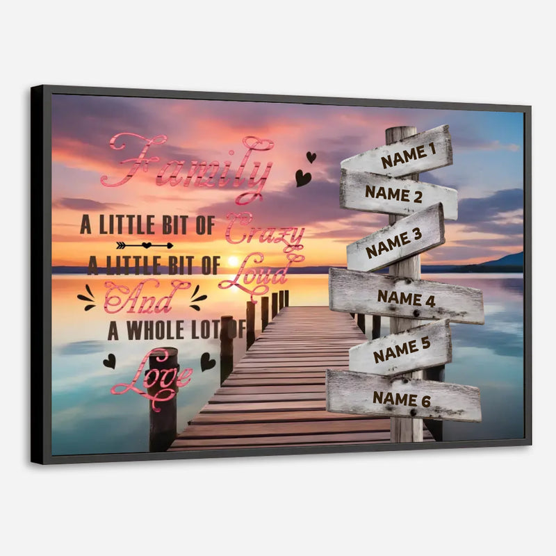 Personalized Family Poster – A Beautiful Tribute to Your Unique Family Spirit - 89Prints