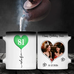 Personalized 81st Birthday Mug – Custom Photo Gift for Mom, Dad, Grandma, or Grandpa - 89Prints