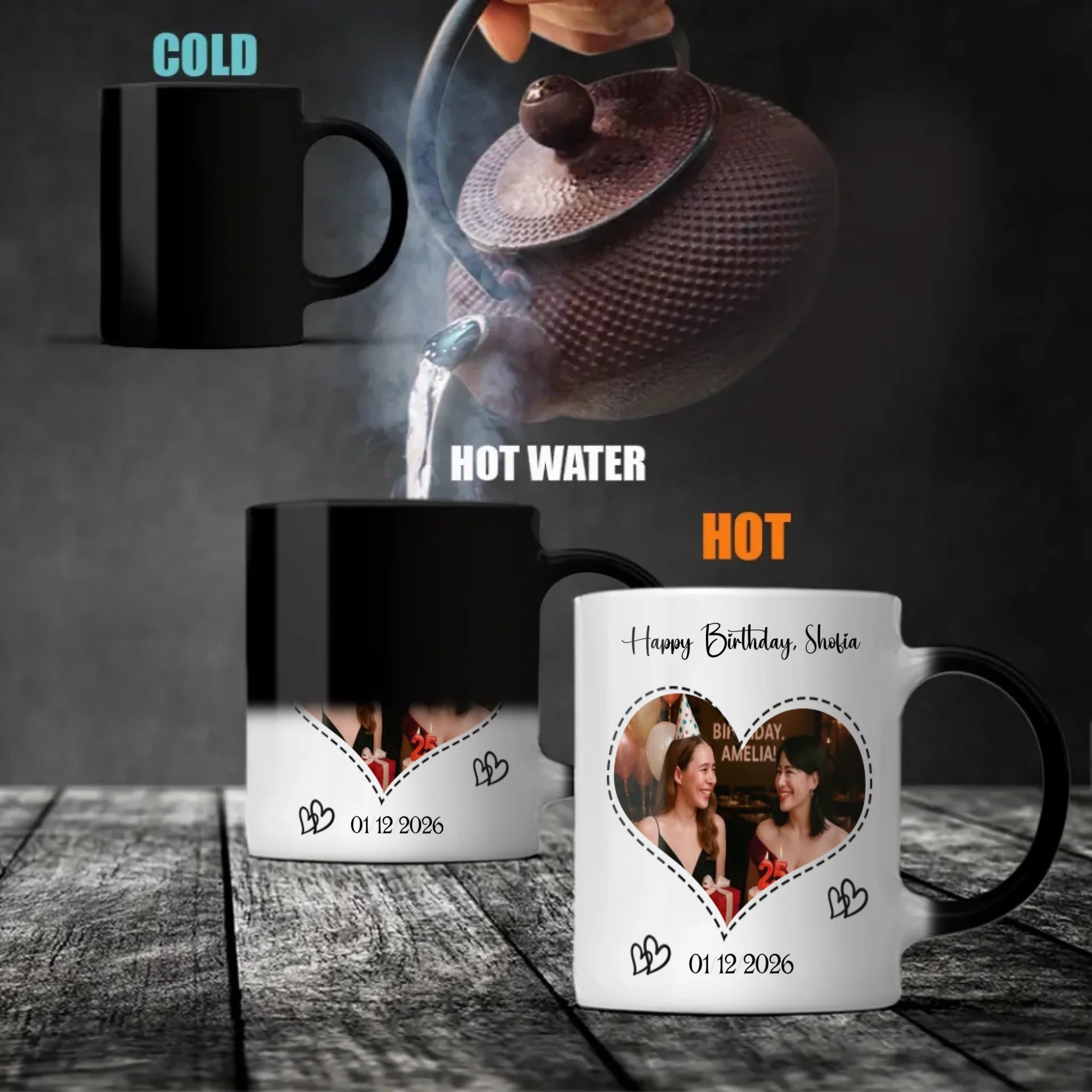 Personalized 81st Birthday Mug – Custom Photo Gift for Mom, Dad, Grandma, or Grandpa - 89Prints