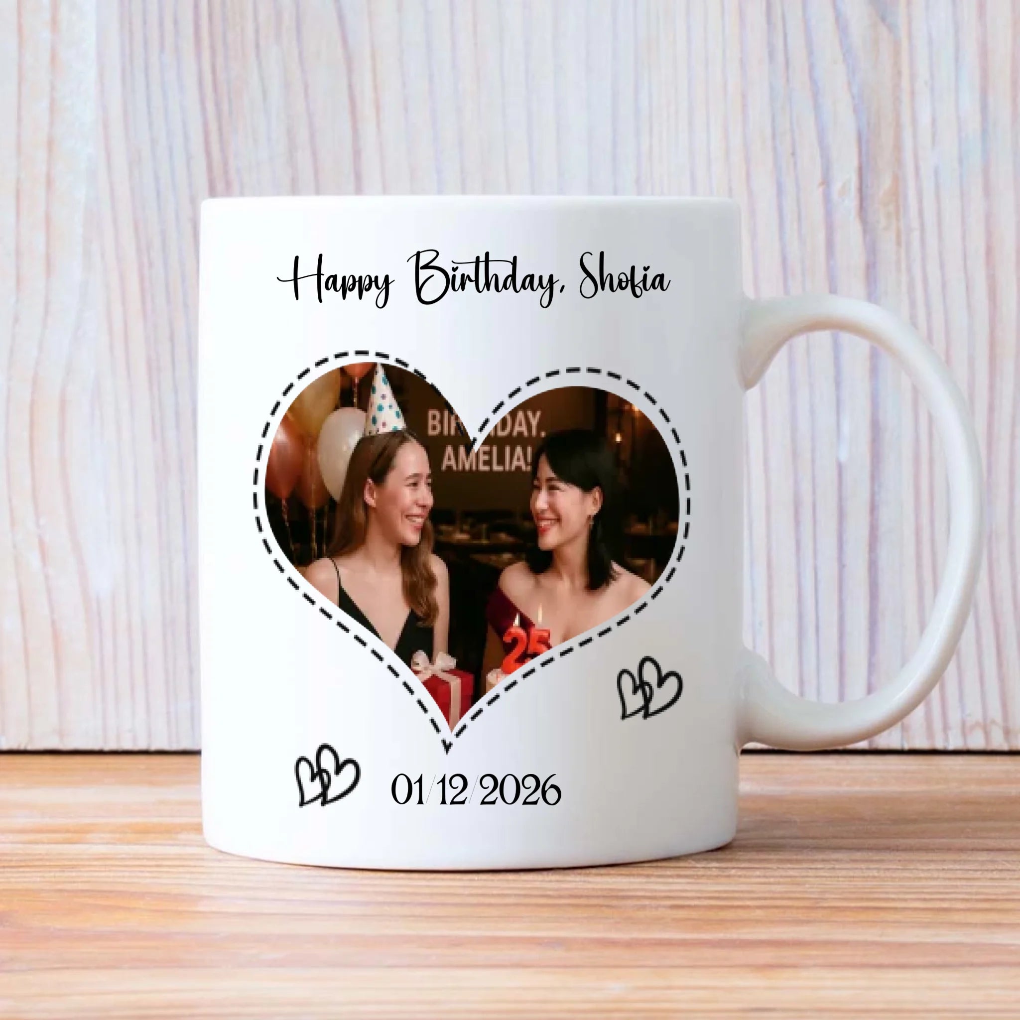 Personalized 81st Birthday Mug – Custom Photo Gift for Mom, Dad, Grandma, or Grandpa - 89Prints