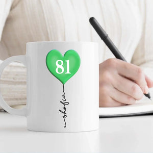 Personalized 81st Birthday Mug – Custom Photo Gift for Mom, Dad, Grandma, or Grandpa - 89Prints