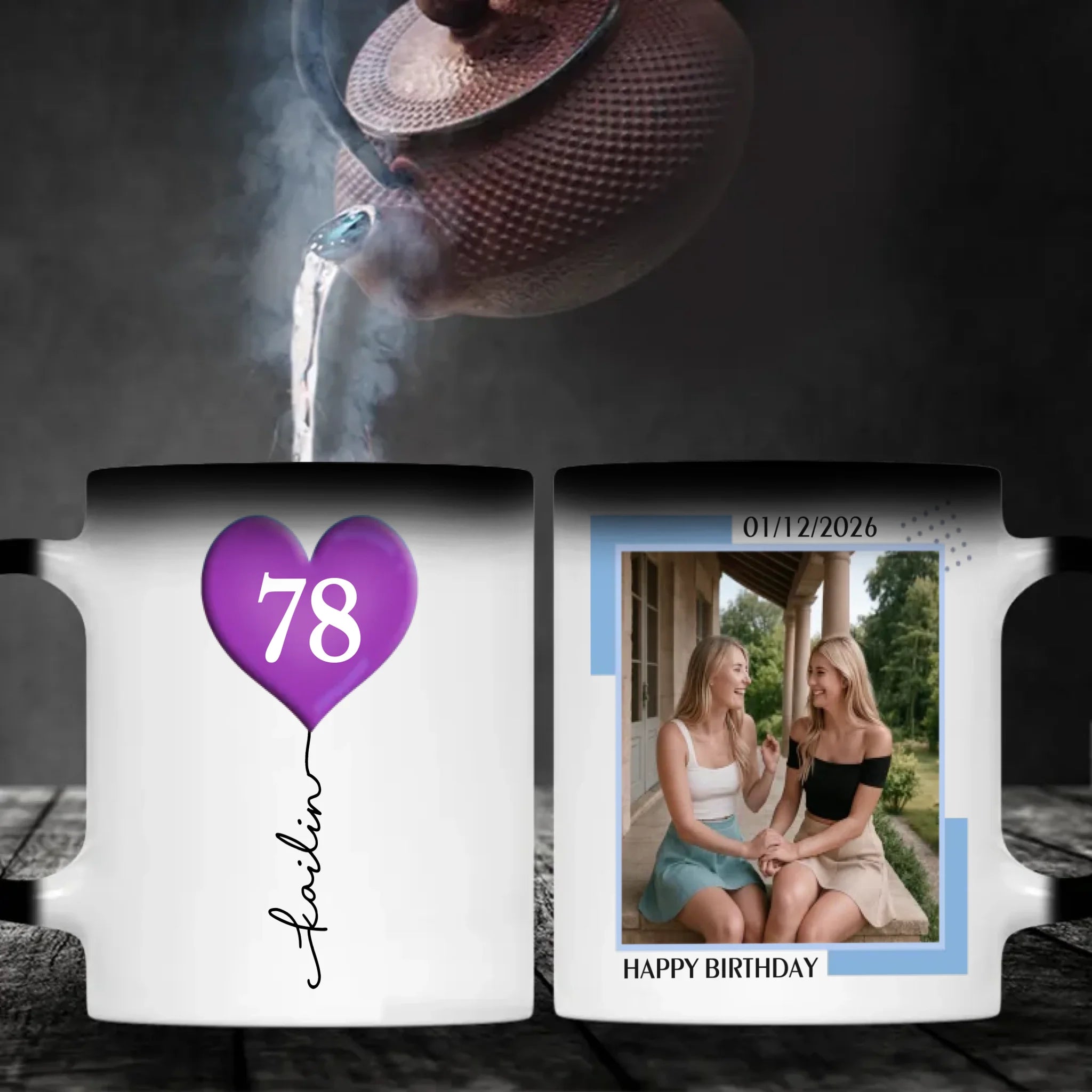 Personalized 78th Birthday Mug – Custom Photo Coffee Cup Gift - 89Prints