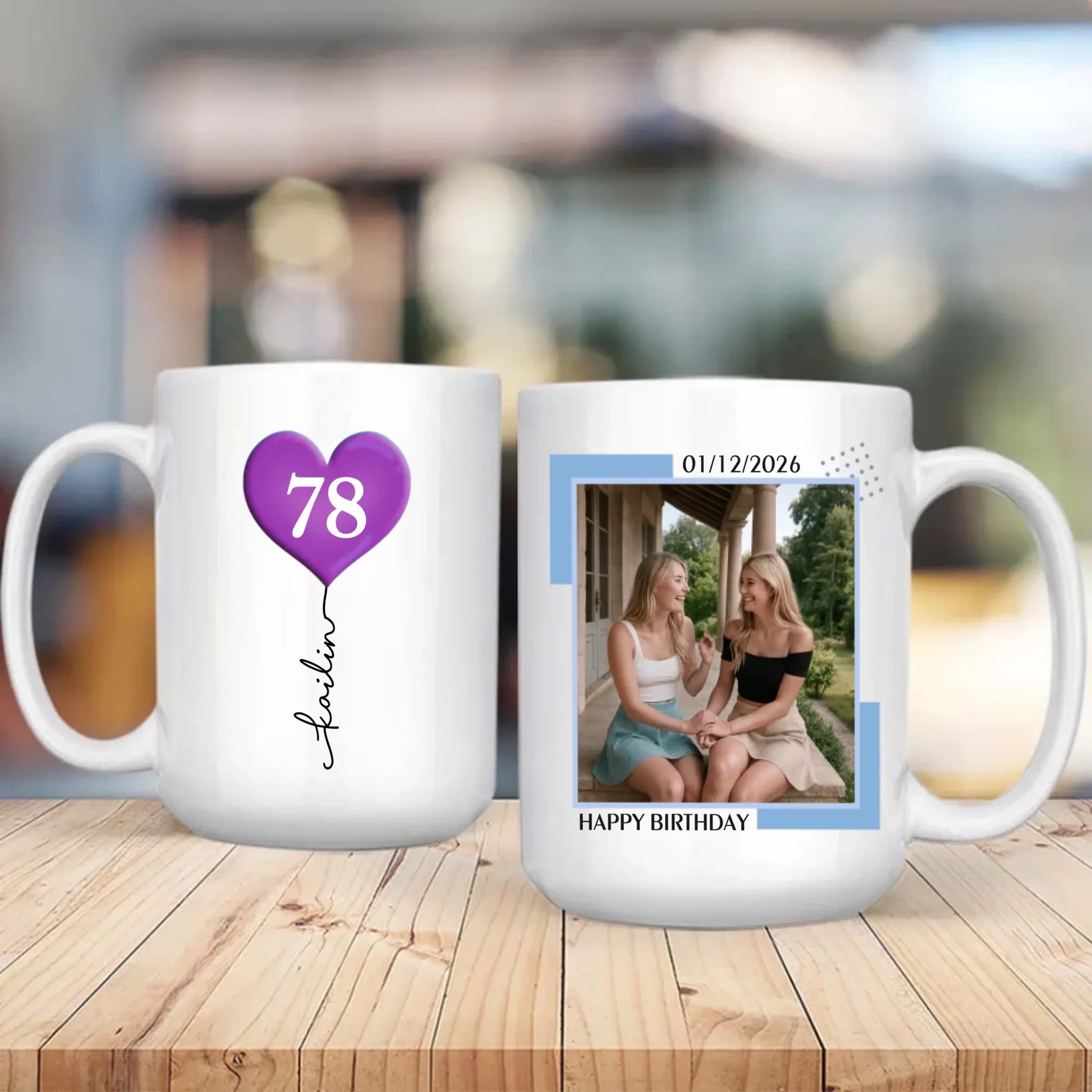 Personalized 78th Birthday Mug – Custom Photo Coffee Cup Gift - 89Prints