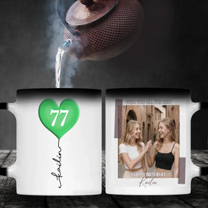 Custom 77th Birthday Mug – Personalized Photo Gift for Coffee Lovers - 89Prints