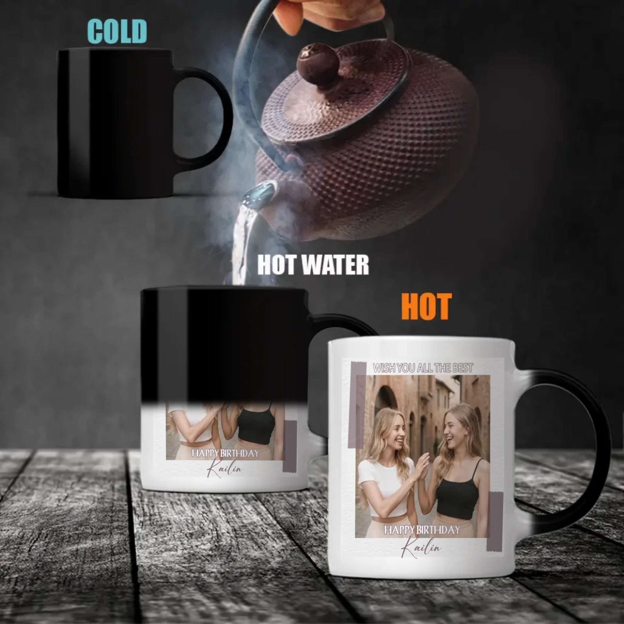 Custom 77th Birthday Mug – Personalized Photo Gift for Coffee Lovers - 89Prints