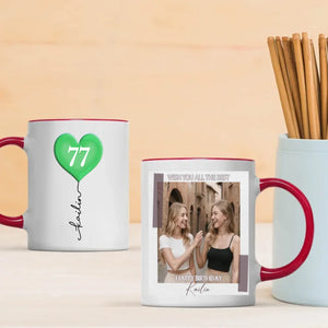 Custom 77th Birthday Mug – Personalized Photo Gift for Coffee Lovers - 89Prints
