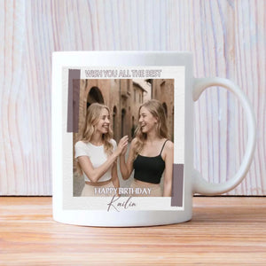 Custom 77th Birthday Mug – Personalized Photo Gift for Coffee Lovers - 89Prints