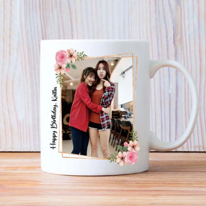 Personalized 75th Birthday Mug – Custom Photo Gift for 75 Year Old Mom or Dad - 89Prints