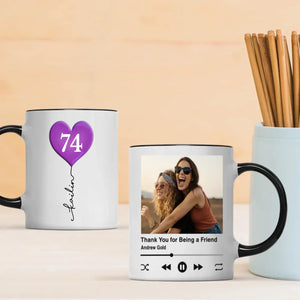 Custom 74th Birthday Mug – Personalized Photo Gift for 74 Year Old - 89Prints