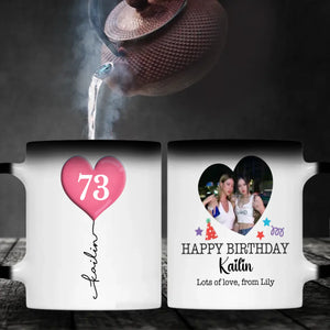 Personalized 73rd Birthday Mug – Custom Photo Gift for Mom, Dad, or Friend - 89Prints