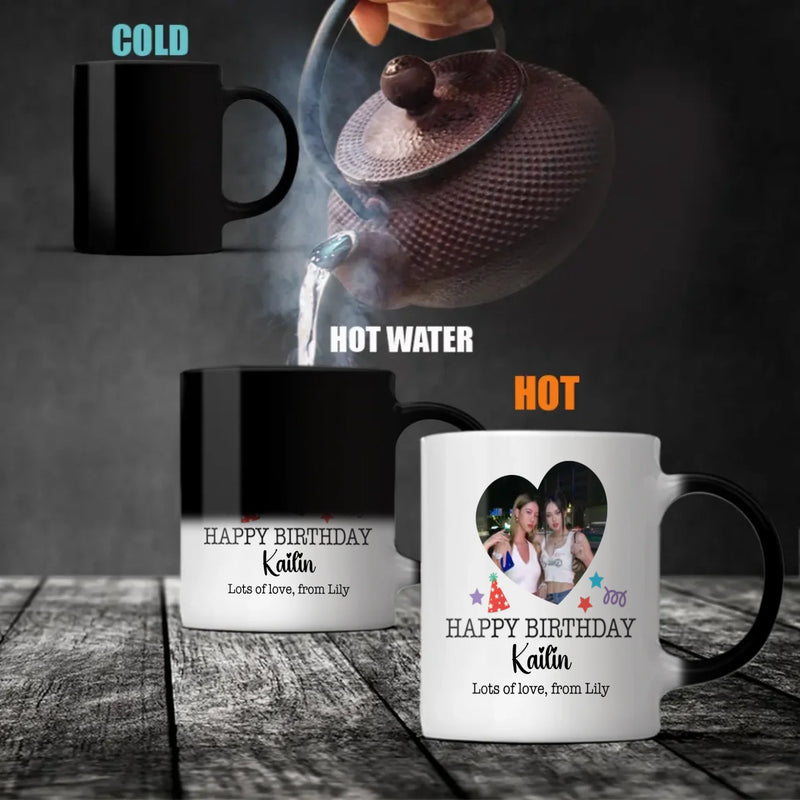 Personalized 73rd Birthday Mug – Custom Photo Gift for Mom, Dad, or Friend - 89Prints