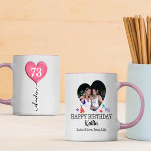 Personalized 73rd Birthday Mug – Custom Photo Gift for Mom, Dad, or Friend - 89Prints