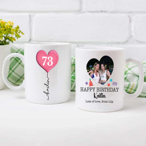 Personalized 73rd Birthday Mug – Custom Photo Gift for Mom, Dad, or Friend - 89Prints