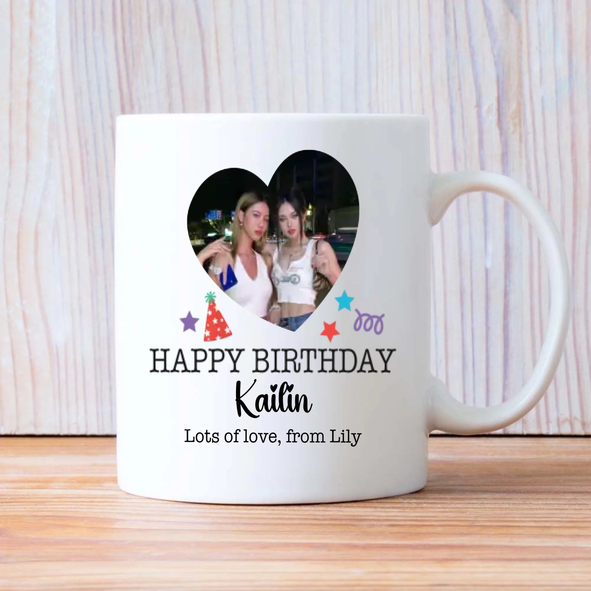 Personalized 73rd Birthday Mug – Custom Photo Gift for Mom, Dad, or Friend - 89Prints