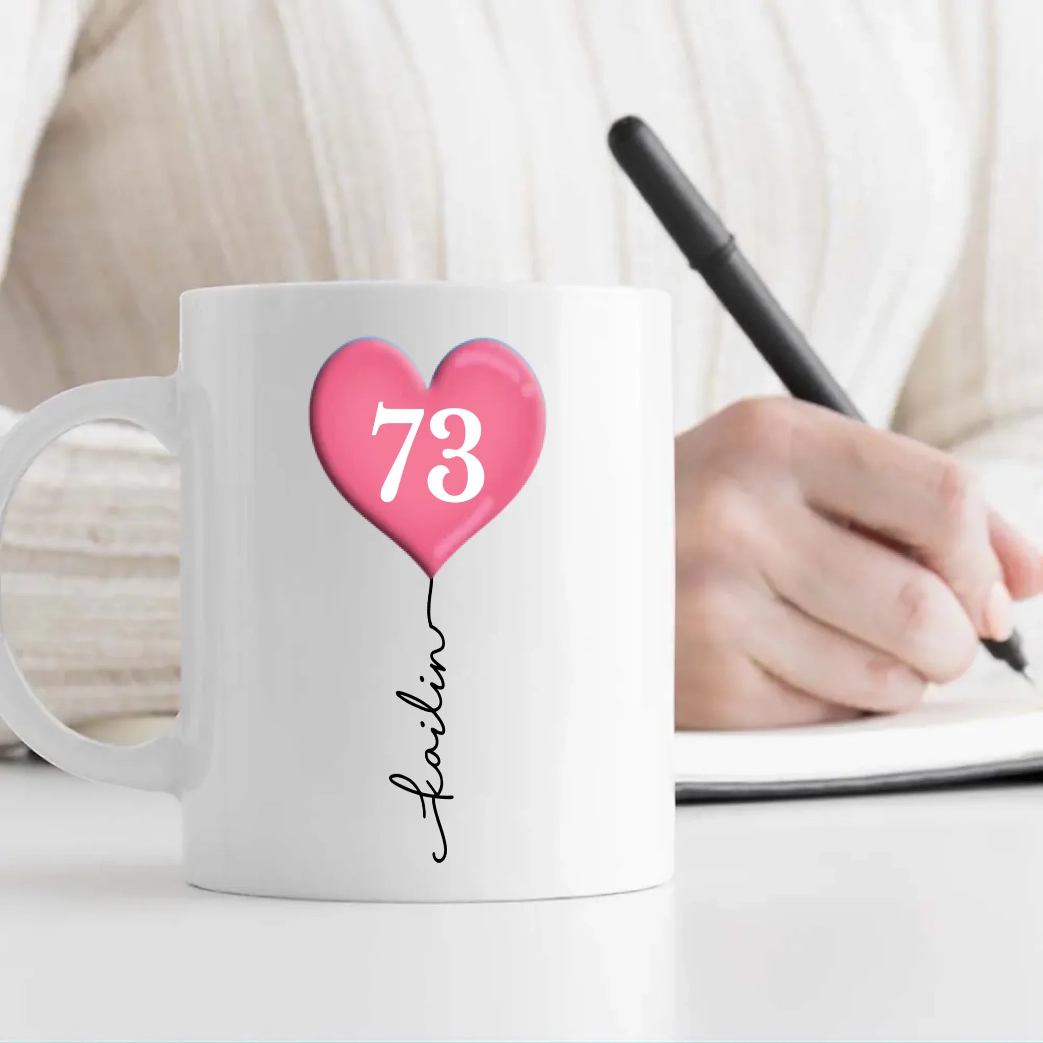 Personalized 73rd Birthday Mug – Custom Photo Gift for Mom, Dad, or Friend - 89Prints