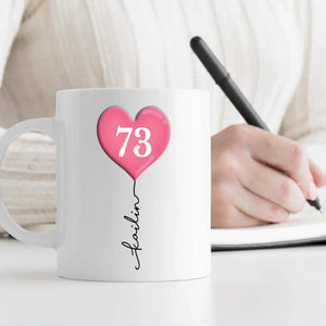 Personalized 73rd Birthday Mug – Custom Photo Gift for Mom, Dad, or Friend - 89Prints