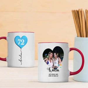 Unique 72nd Birthday Mug – Personalized Photo Gift for Coffee Lovers - 89Prints