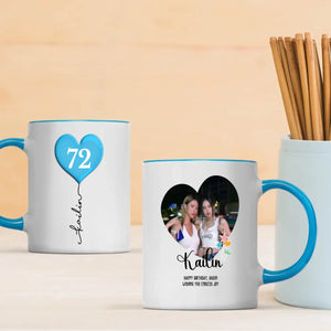 Unique 72nd Birthday Mug – Personalized Photo Gift for Coffee Lovers - 89Prints