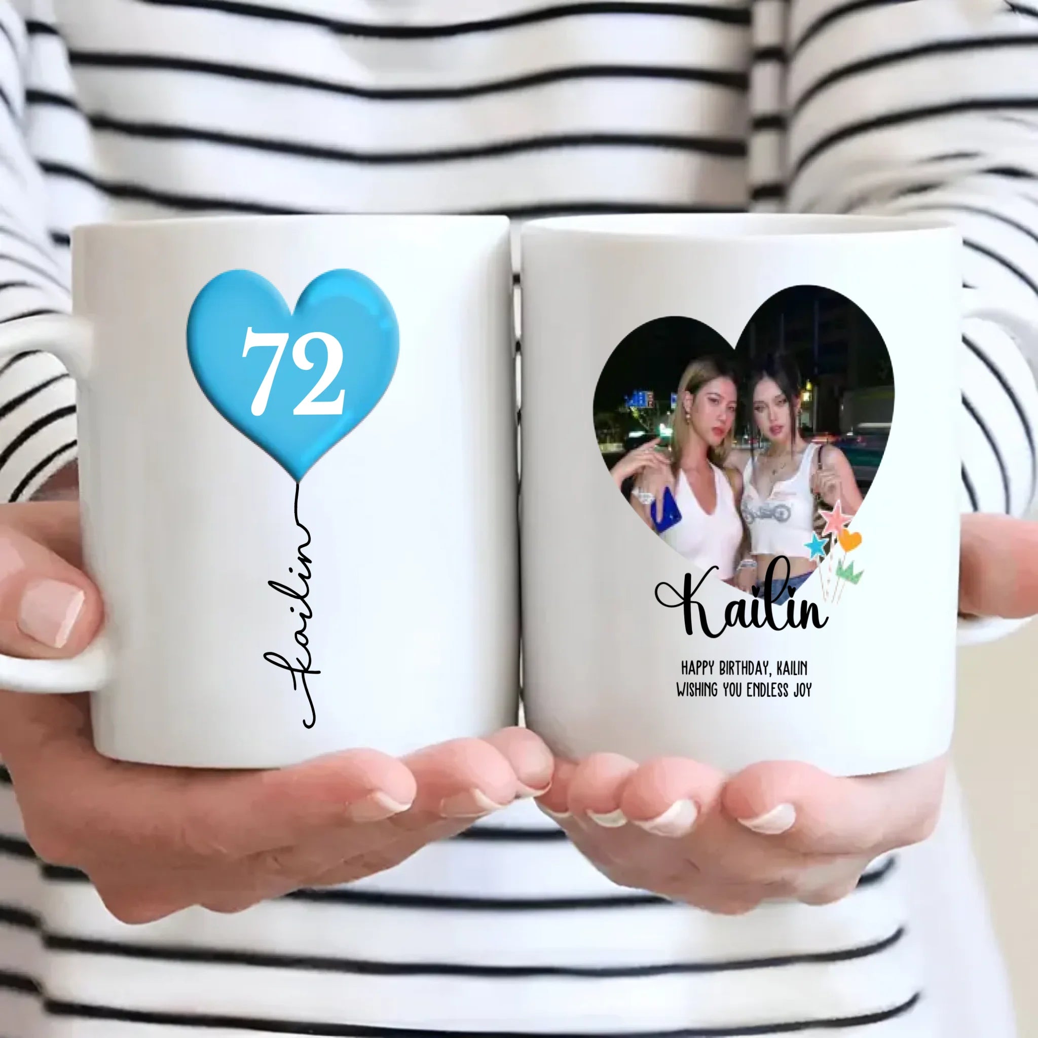 Unique 72nd Birthday Mug – Personalized Photo Gift for Coffee Lovers - 89Prints