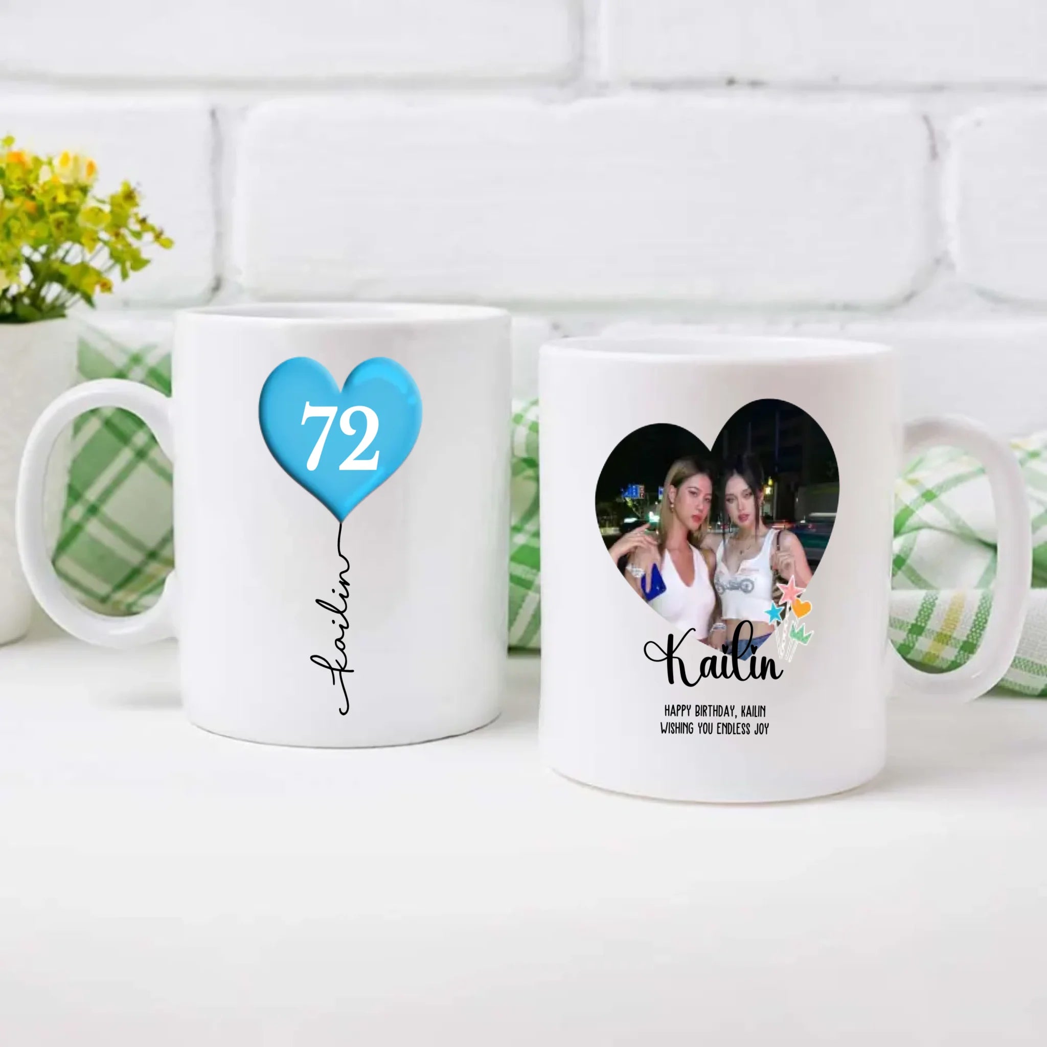 Unique 72nd Birthday Mug – Personalized Photo Gift for Coffee Lovers - 89Prints