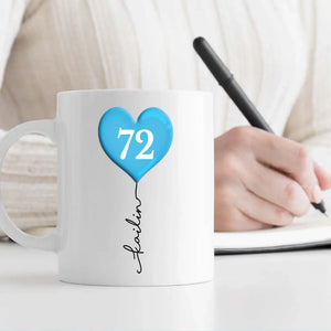 Unique 72nd Birthday Mug – Personalized Photo Gift for Coffee Lovers - 89Prints
