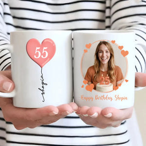 Personalized 55th Birthday Mug – Custom Gift of Joy, Luck & Celebration - 89Prints