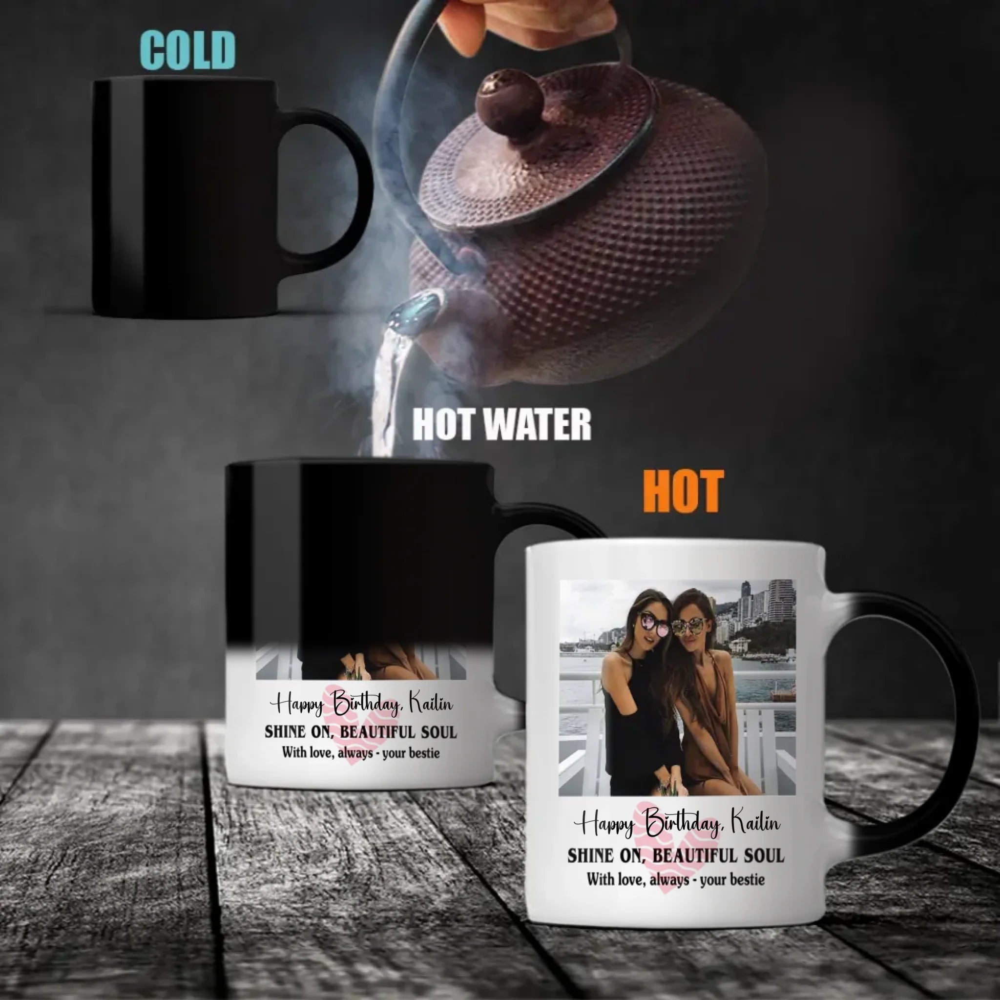 Custom 71st Birthday Mug – Personalized Photo Gift for 71 Year Old - 89Prints