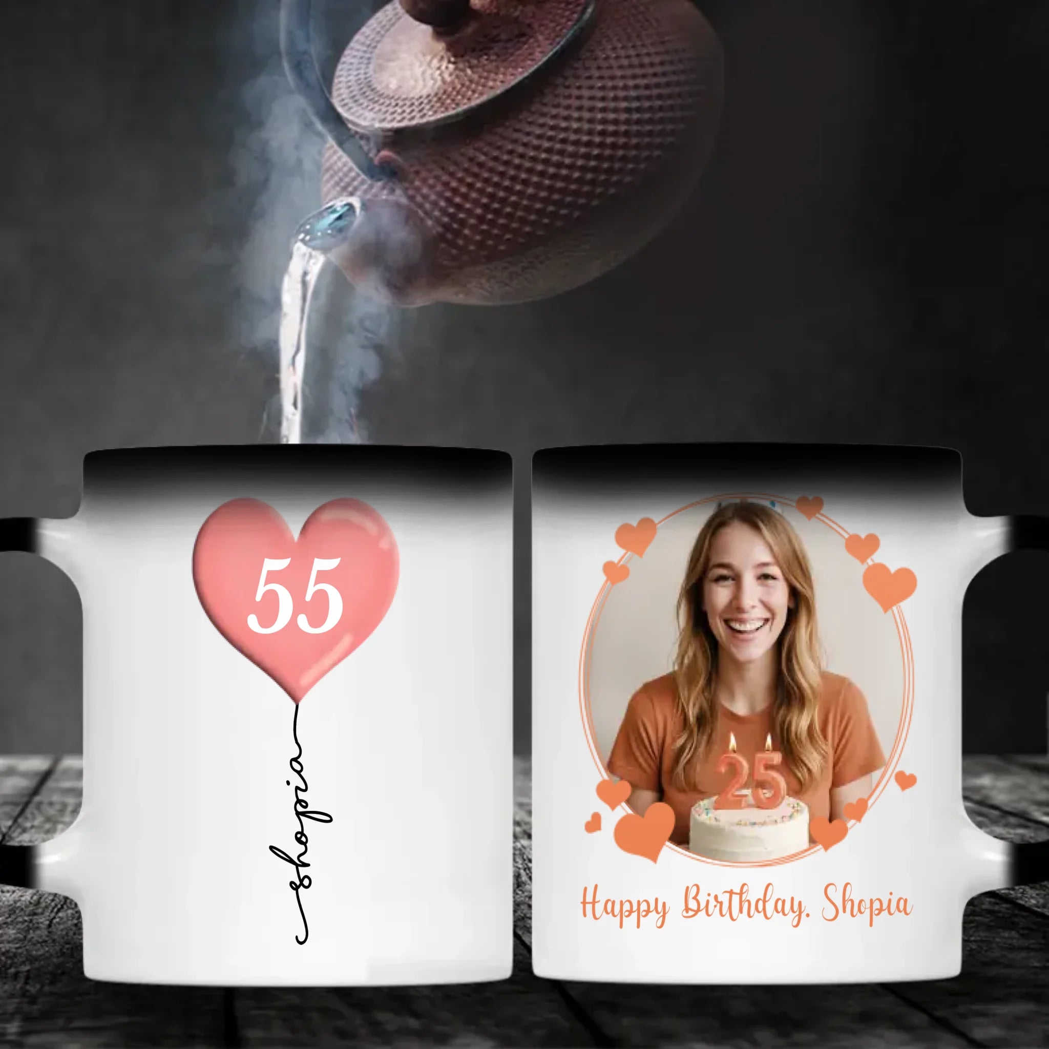 Personalized 55th Birthday Mug – Custom Gift of Joy, Luck & Celebration - 89Prints