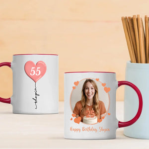 Personalized 55th Birthday Mug – Custom Gift of Joy, Luck & Celebration - 89Prints