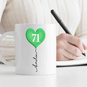 Custom 71st Birthday Mug – Personalized Photo Gift for 71 Year Old - 89Prints