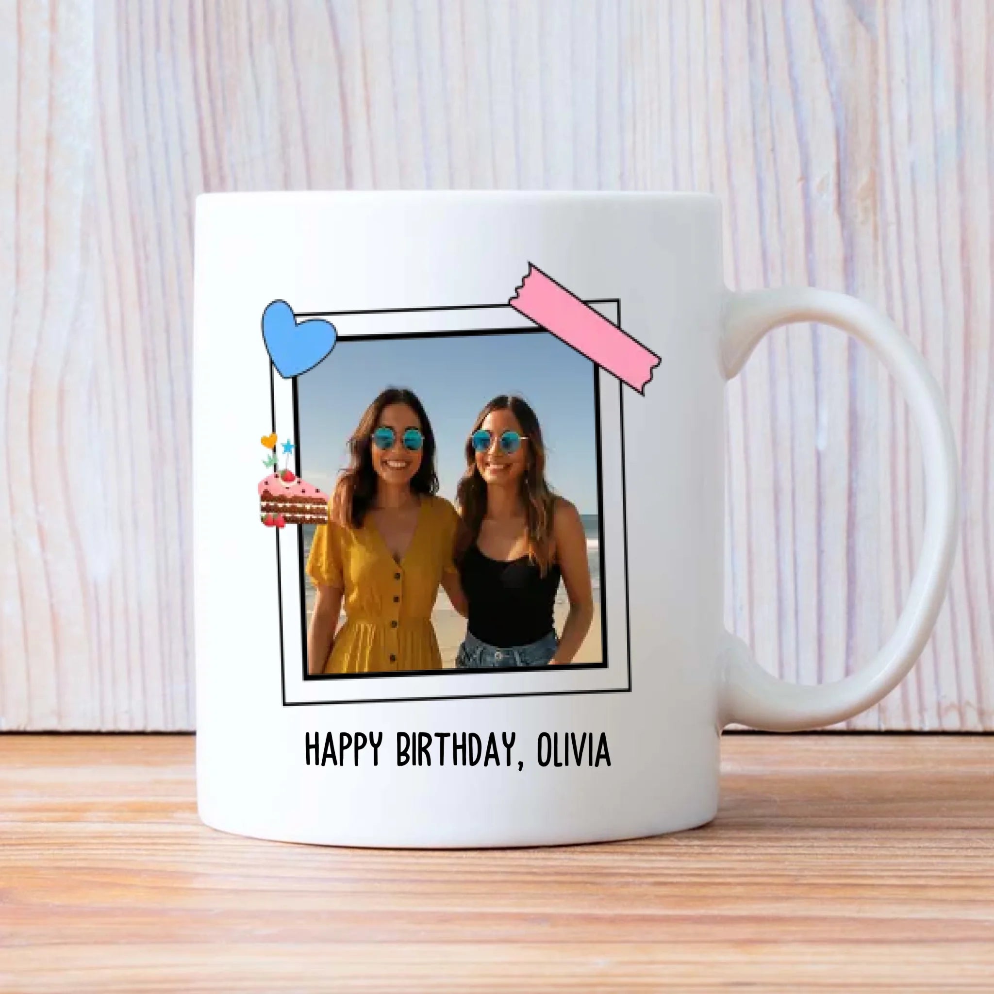 Personalized 70th Birthday Mug – Custom Photo Gift for 70 Year Old Woman or Man - 89Prints