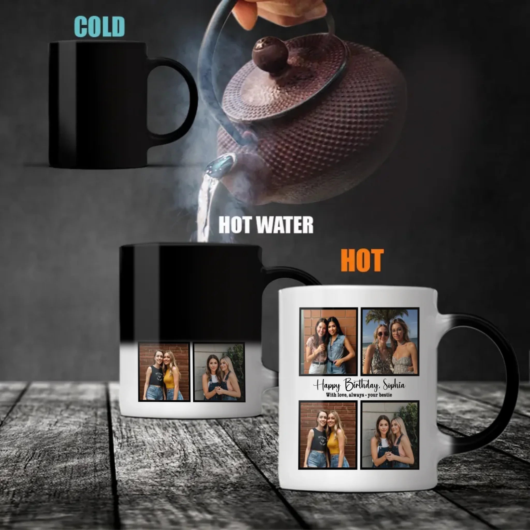 Personalized 68th Birthday Mug – Custom Photo Gift for 68 Year Old Mom or Dad - 89Prints