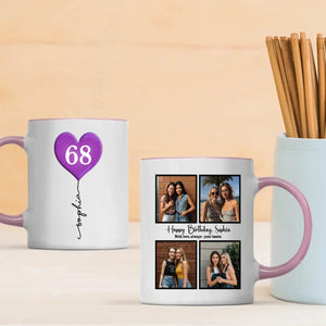 Personalized 68th Birthday Mug – Custom Photo Gift for 68 Year Old Mom or Dad - 89Prints