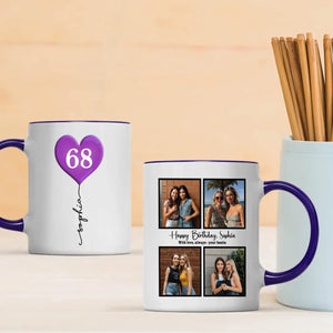 Personalized 68th Birthday Mug – Custom Photo Gift for 68 Year Old Mom or Dad - 89Prints