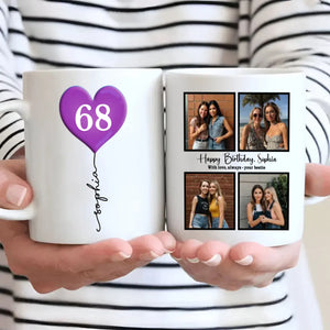Personalized 68th Birthday Mug – Custom Photo Gift for 68 Year Old Mom or Dad - 89Prints