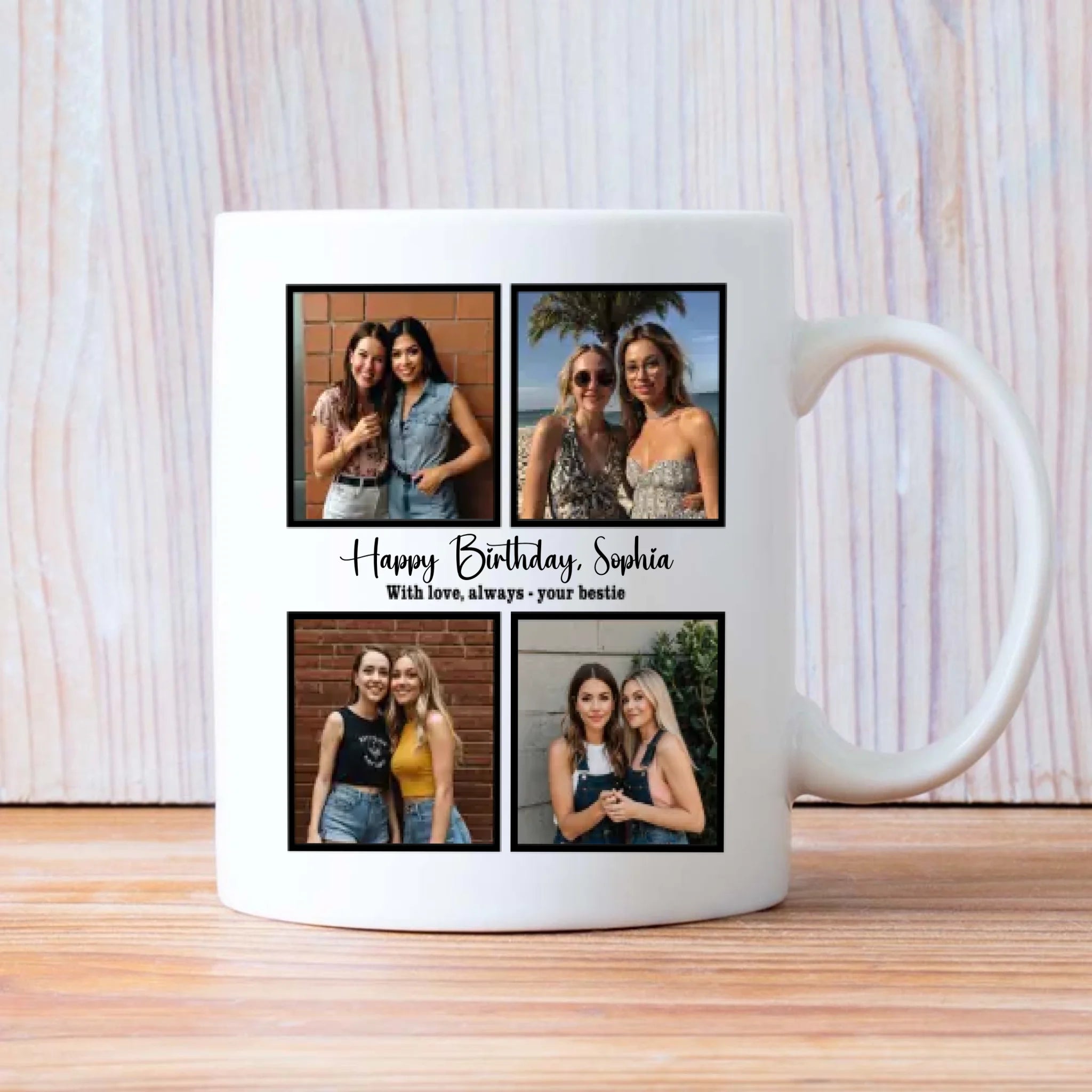 Personalized 68th Birthday Mug – Custom Photo Gift for 68 Year Old Mom or Dad - 89Prints