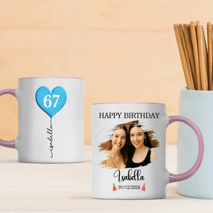 Custom 67th Birthday Mug – Personalized Photo Gift for 67 Year Old - 89Prints