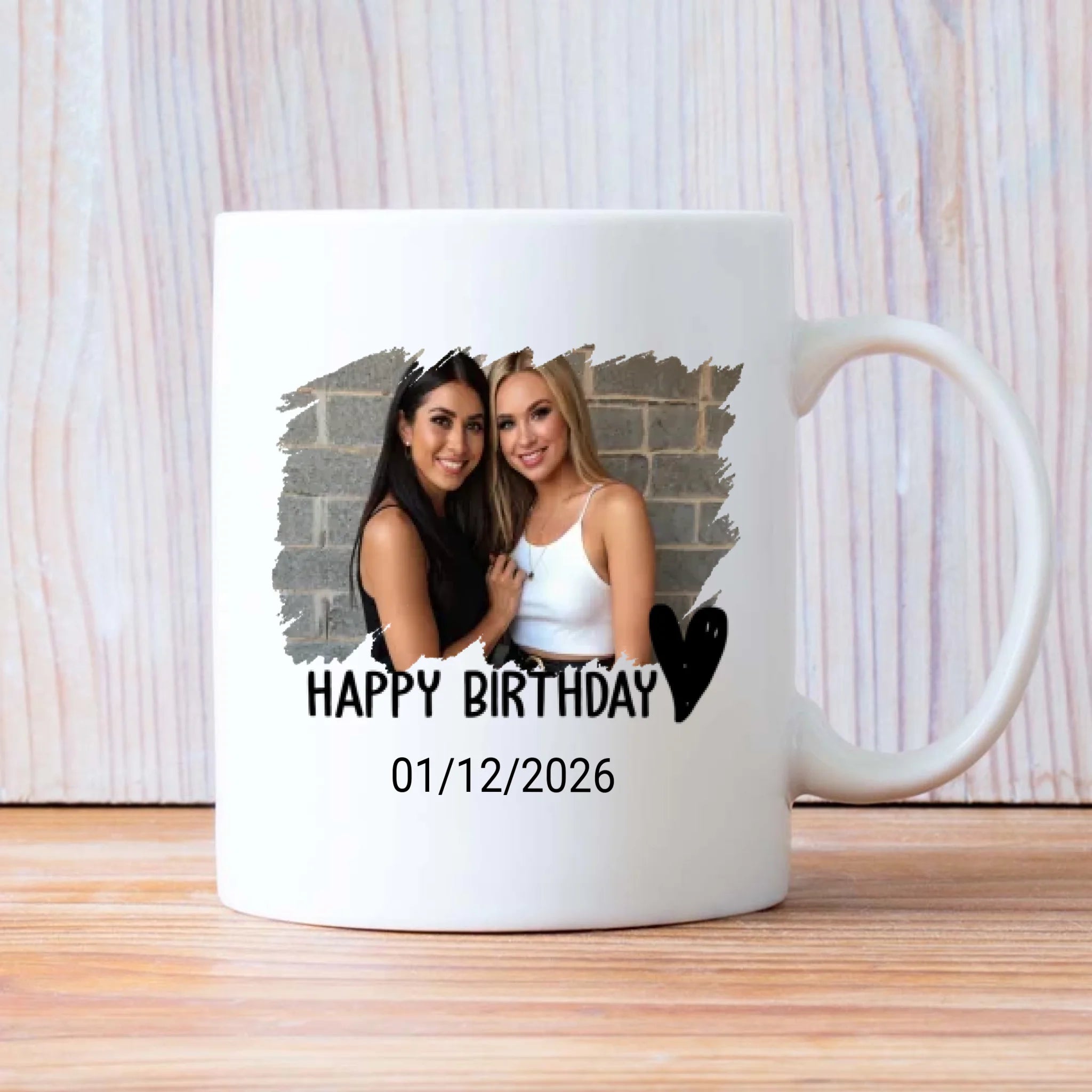 Personalized 66th Birthday Mug – Custom Photo Coffee Cup Gift - 89Prints