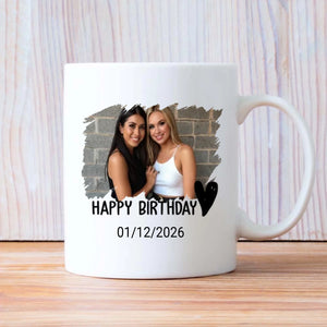 Personalized 66th Birthday Mug – Custom Photo Coffee Cup Gift - 89Prints