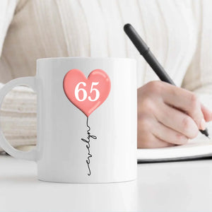 Custom 65th Birthday Mug – Personalized Photo Gift for 65 Year Old - 89Prints