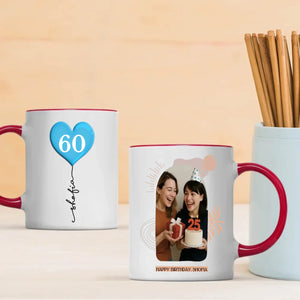Started Their Journey in 1960 Personalized Mug – Custom Bright, Happy & Lucky Gift - 89Prints