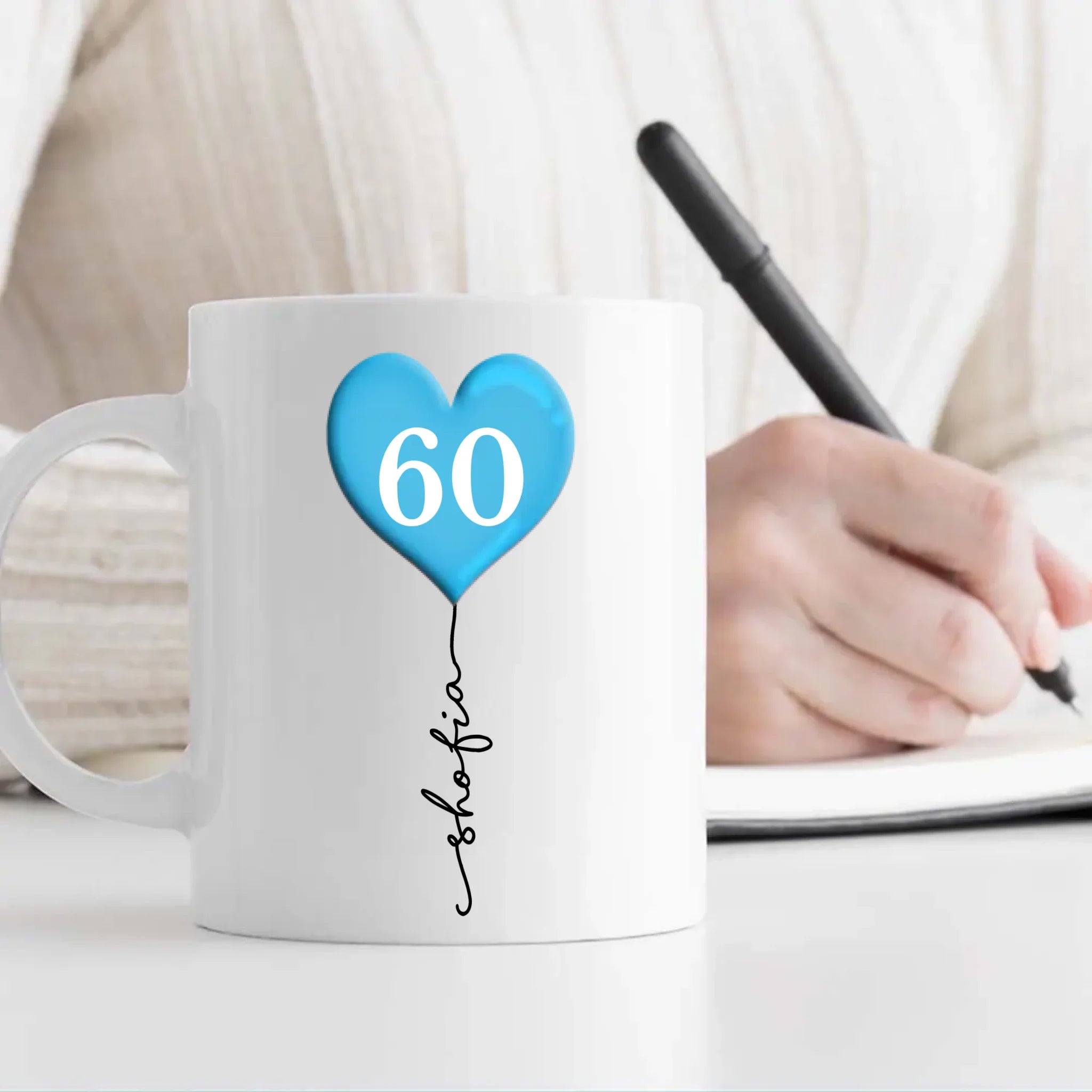Started Their Journey in 1960 Personalized Mug – Custom Bright, Happy & Lucky Gift - 89Prints