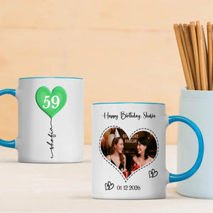 Came Into the World in 1959 Custom Birthday Mug – Cheerful, Lucky & Full of Joy - 89Pritns