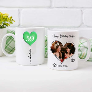 Came Into the World in 1959 Custom Birthday Mug – Cheerful, Lucky & Full of Joy - 89Pritns