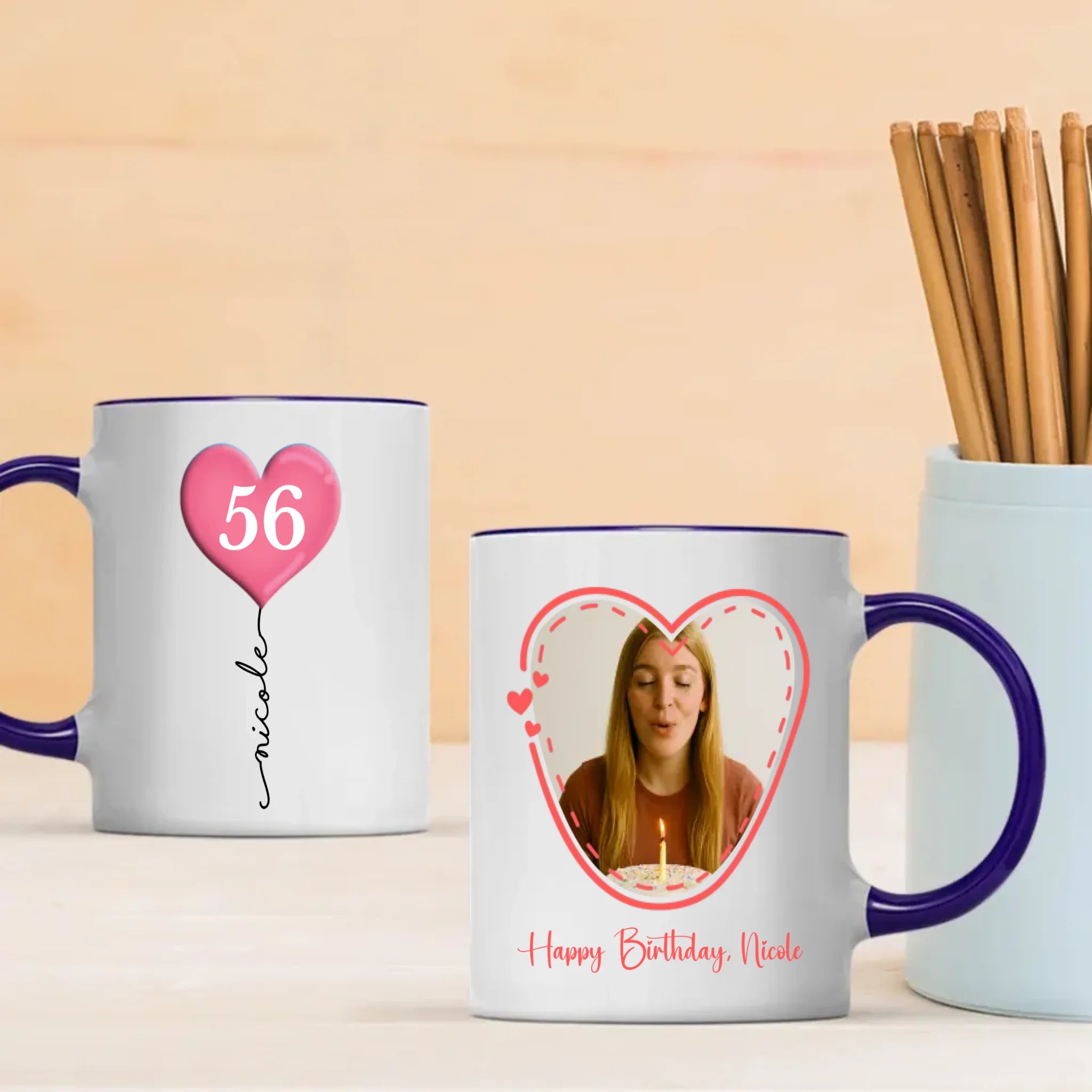 Personalized Birthday Mug – Custom Gift for 1956 Born Legends of Luck & Joy - 89Prints