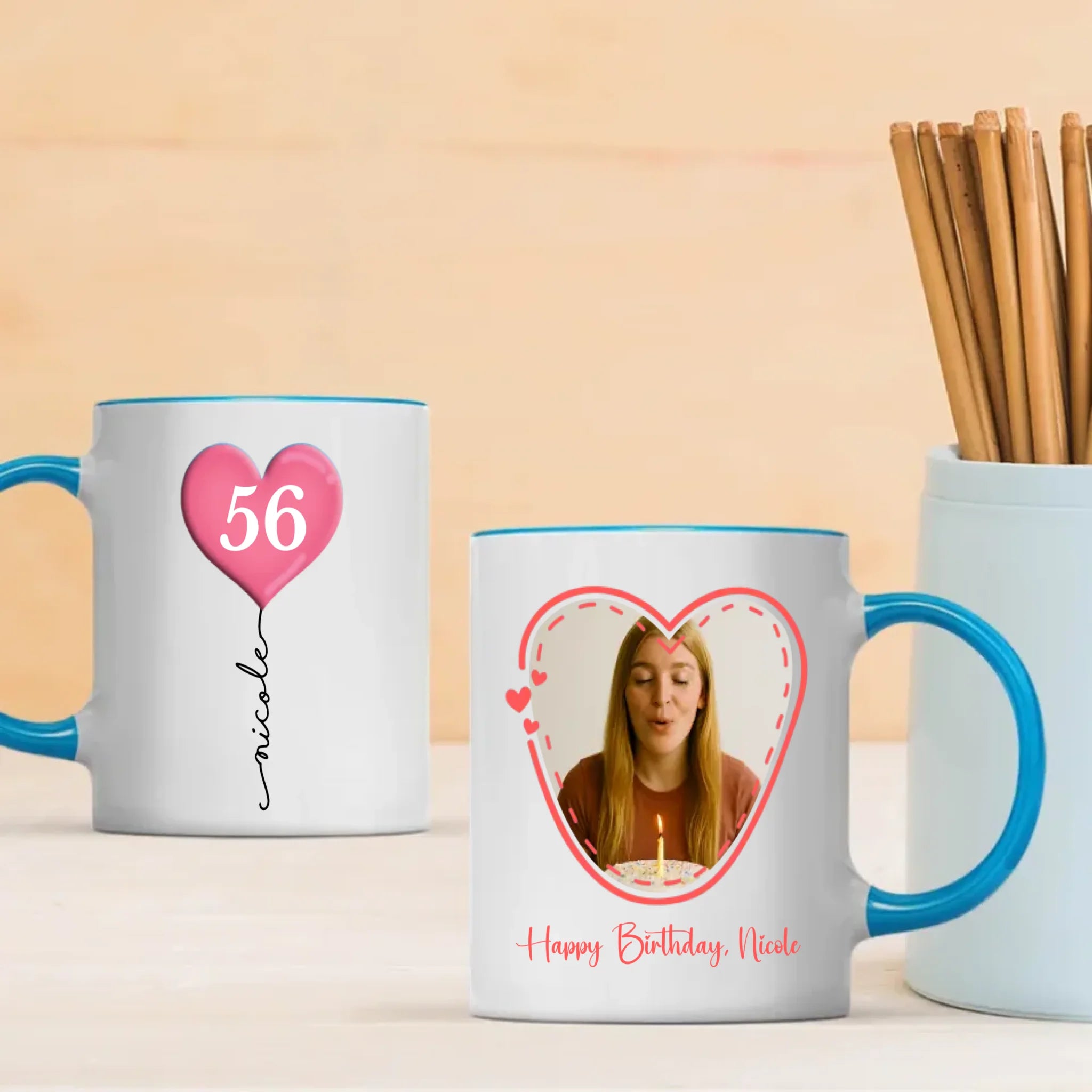 Personalized Birthday Mug – Custom Gift for 1956 Born Legends of Luck & Joy - 89Prints