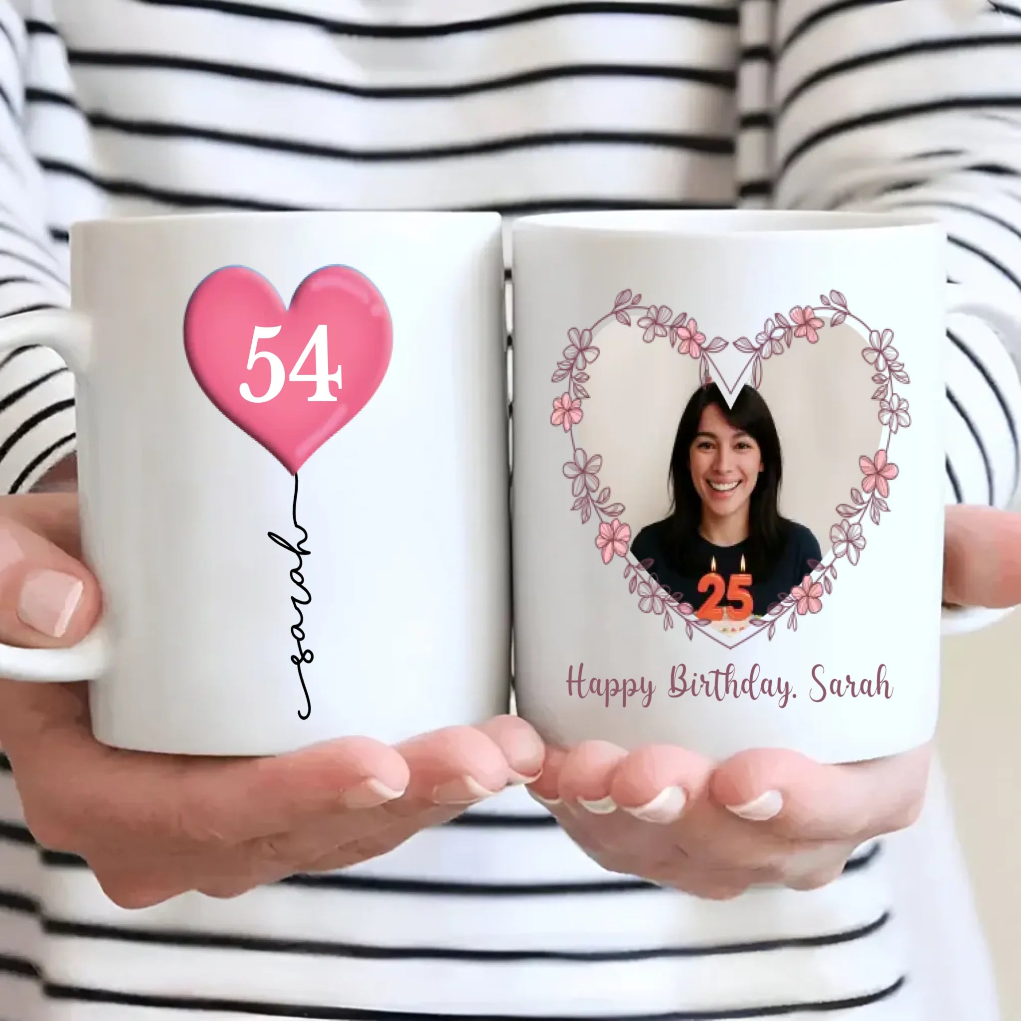 Personalized 54th Birthday Mug – Custom Gift of Love, Luck & Joy - 89Prints